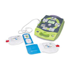 Fully-Automatic AED Plus with Medical Prescription, AED Cover, Plus RX Medical Prescription, CPR-D-Padz Electrode, (10) CR123a Batteries & Carry Case (091220)